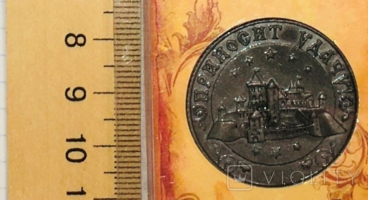 Сувенирная счастливая монета Жар-Птица / Сувенірна щаслива монета Жар-Птиця, фото №5