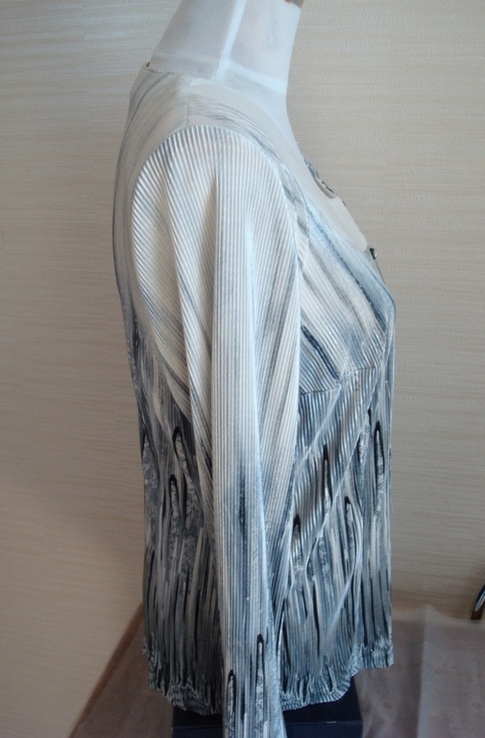  ulimex нарядная новая блузка женская длинный рукав гофре польша, фото №5
