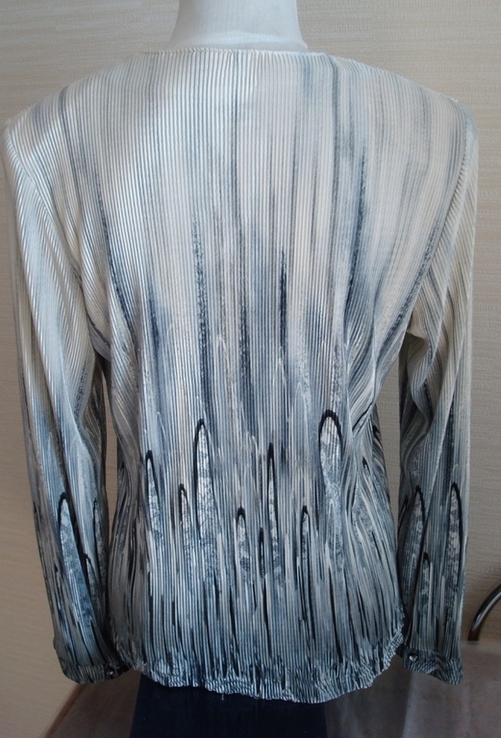  ulimex нарядная новая блузка женская длинный рукав гофре польша, фото №6