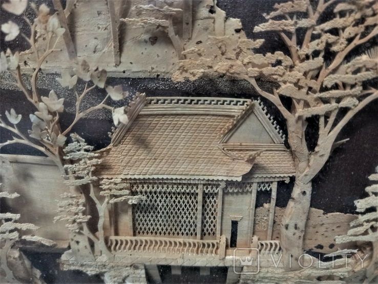 Винтажная Картина 3-D Пробковое дерева