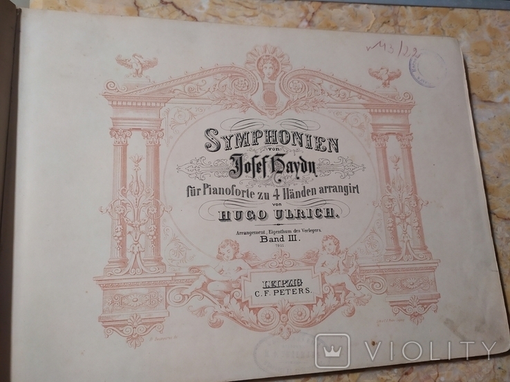 Нотный альбом 19 века симфонии Гайдна, фото №3