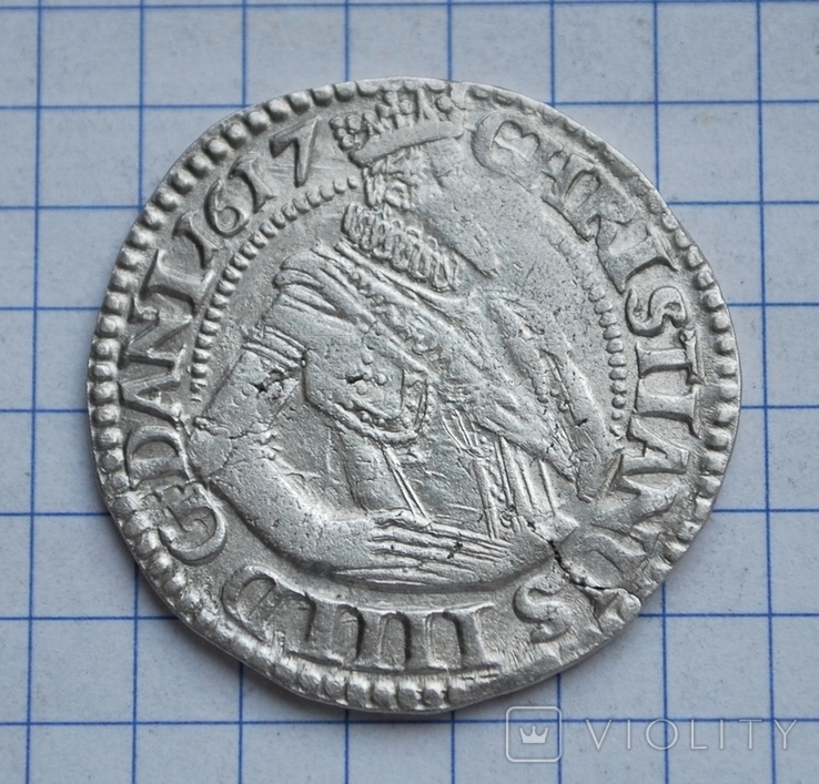 Дания марка 1617 г.