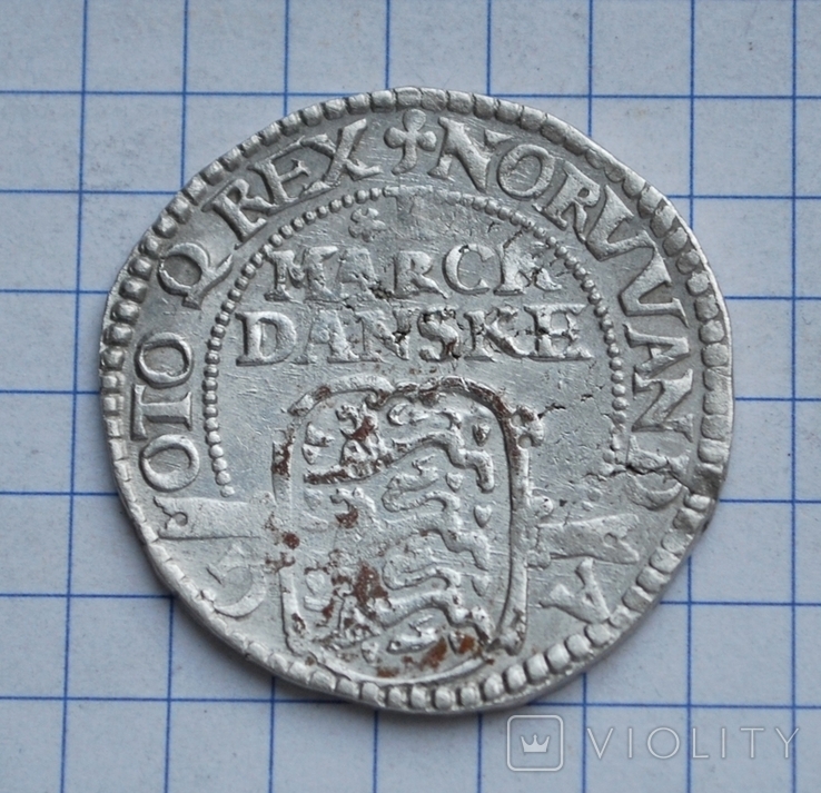 Дания марка 1617 г., фото №4
