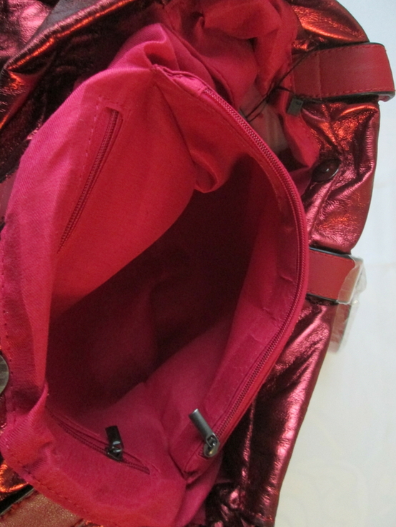 Сумка-рюкзак хамелеон.пайетки,Италия, фото №7