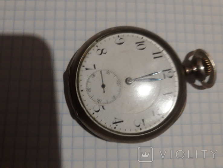 Часы Швейцария серебро 1900г., фото №2