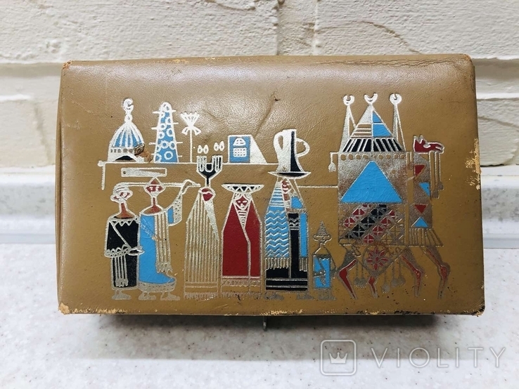 Кожаная шкатулка, Египет., фото №2