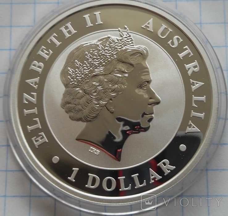 1 доллар 2016 г. Австралия. Коала. Унция серебра., фото №3