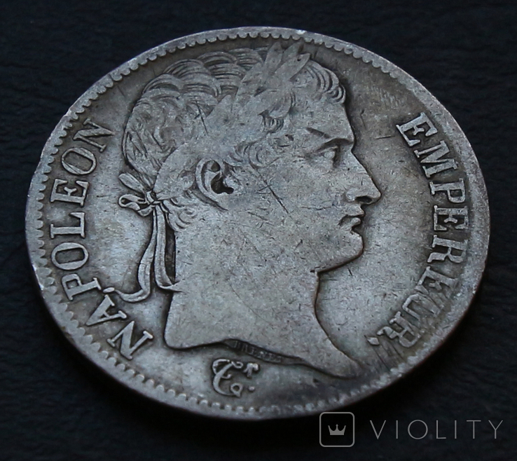 5 франков 1811 W Лиль Наполеон I. Серебро 24.64 г