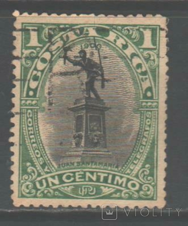 Коста-Рика. 1901. Памятник, 1 с., гаш.