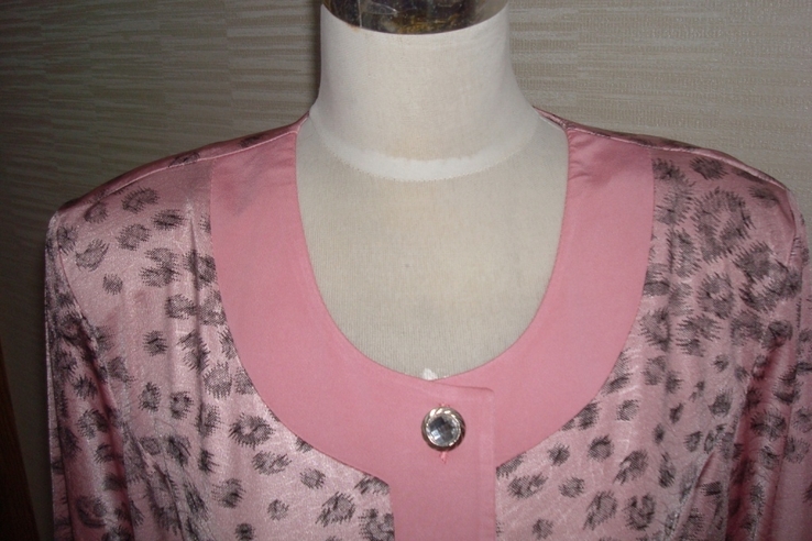Modissa элегантный блузон женский нежного пудрового цвета, фото №4