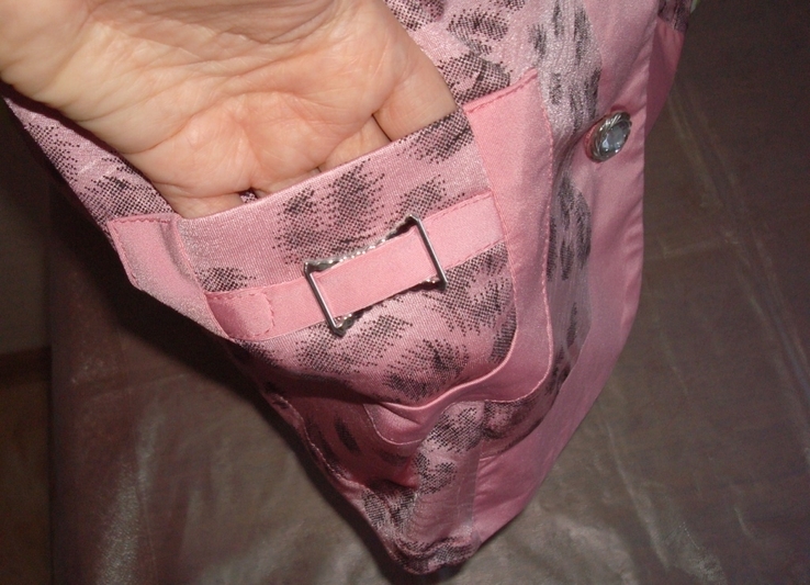 Modissa элегантный блузон женский нежного пудрового цвета, фото №6