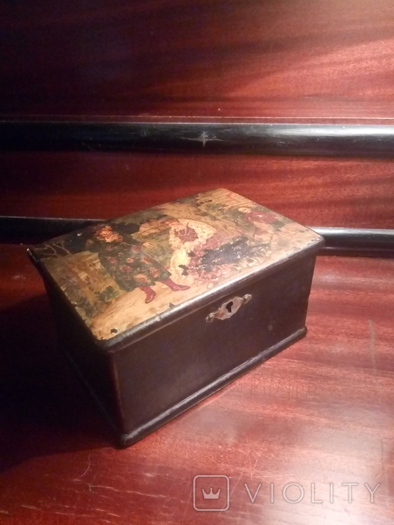 Шкатулка ( коробка для чая) 19 век, фото №5