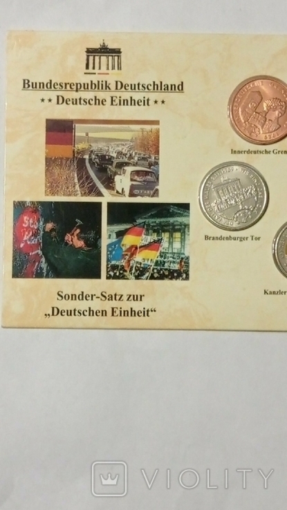 Германия набор из 5 жетонов