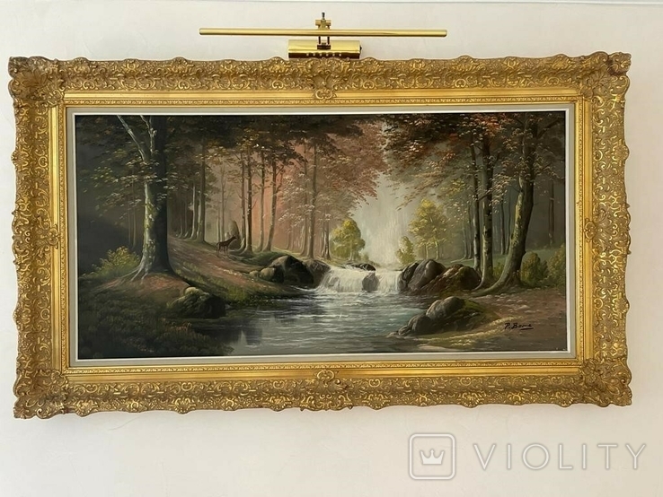 Картина Водопад в лесу Paul Boone