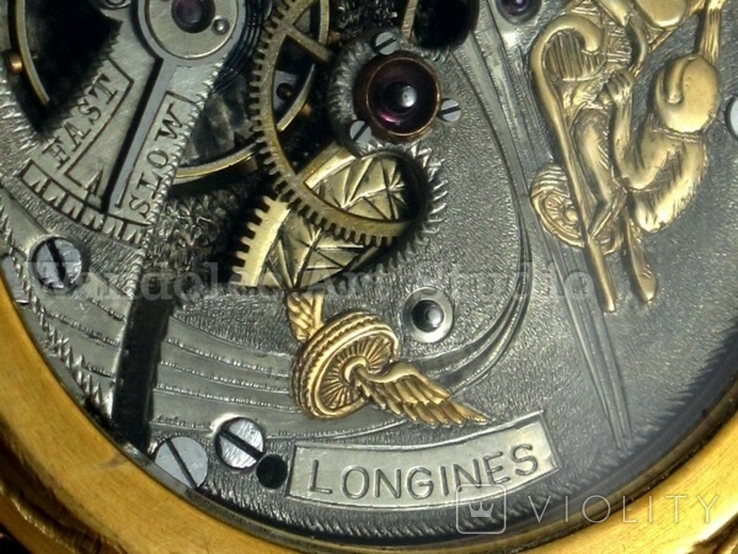 Вінтажний наручний годинник Wаndolec з механизмом швейцарської компанії Longines, фото №8