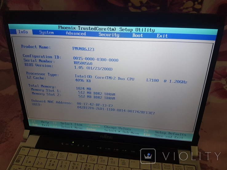 Ноутбук Fujitsu FMV-R8250 (fmvnr6j23), фото №3