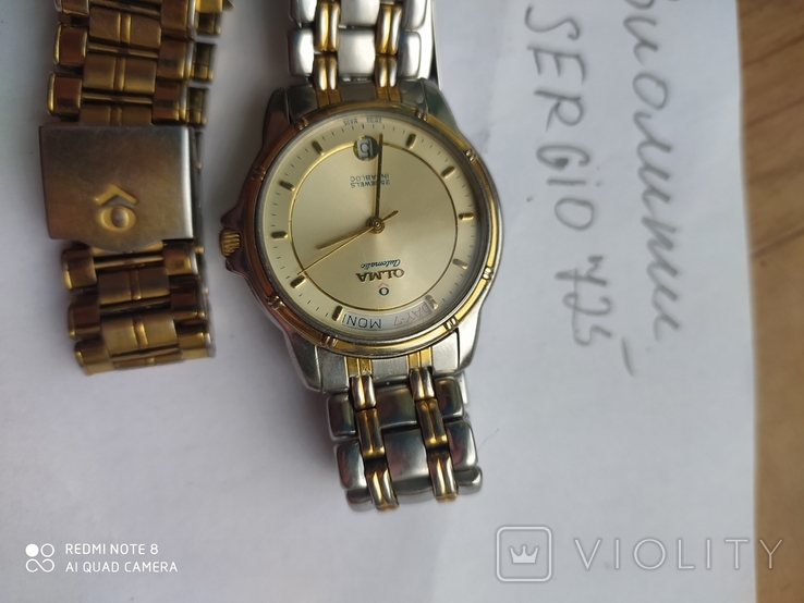 Мужские швейцарские наручные часы OLMA automatic 25 Jewels, фото №5