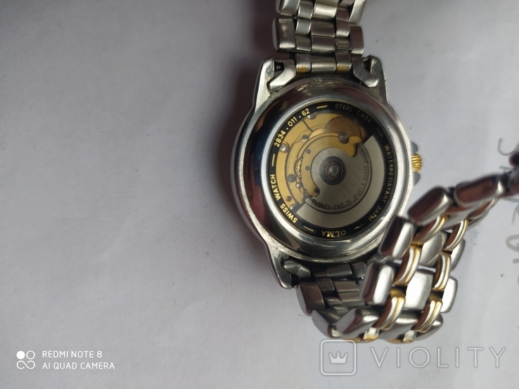Мужские швейцарские наручные часы OLMA automatic 25 Jewels, фото №7