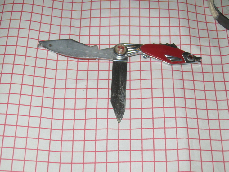 Нож Рыбка Пермь СССР советский балисонг бабочка, фото №3