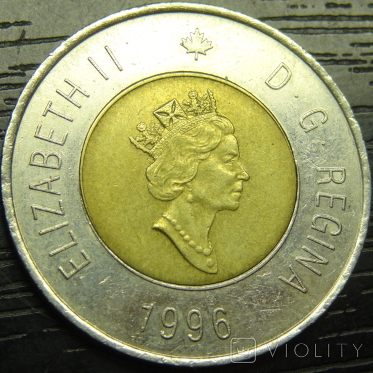 2 долара Канада 1996, фото №3