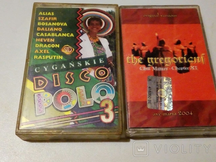Аудиокассета Gregorian Ave Maria 2004. Аудиокассета Disco Polo, фото №3