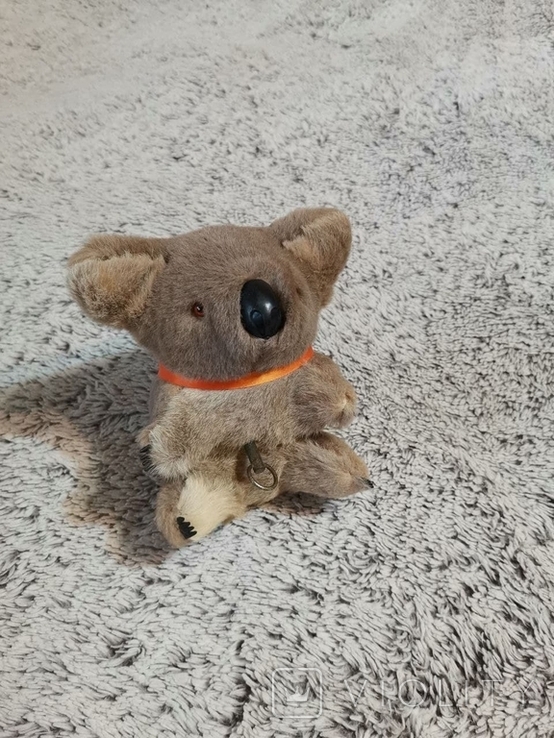 Вінтажна іграшка Koala Bear з вовни кенгуру, фото №2