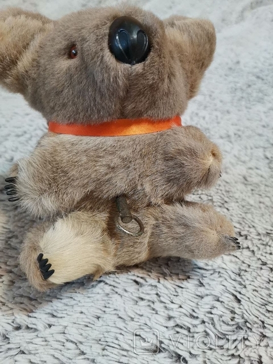 Вінтажна іграшка Koala Bear з вовни кенгуру, фото №6