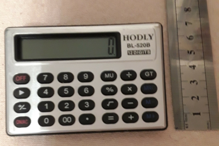 Микрокалькулятор HODLI BL-520B, 12-ти разрядный, фото №3