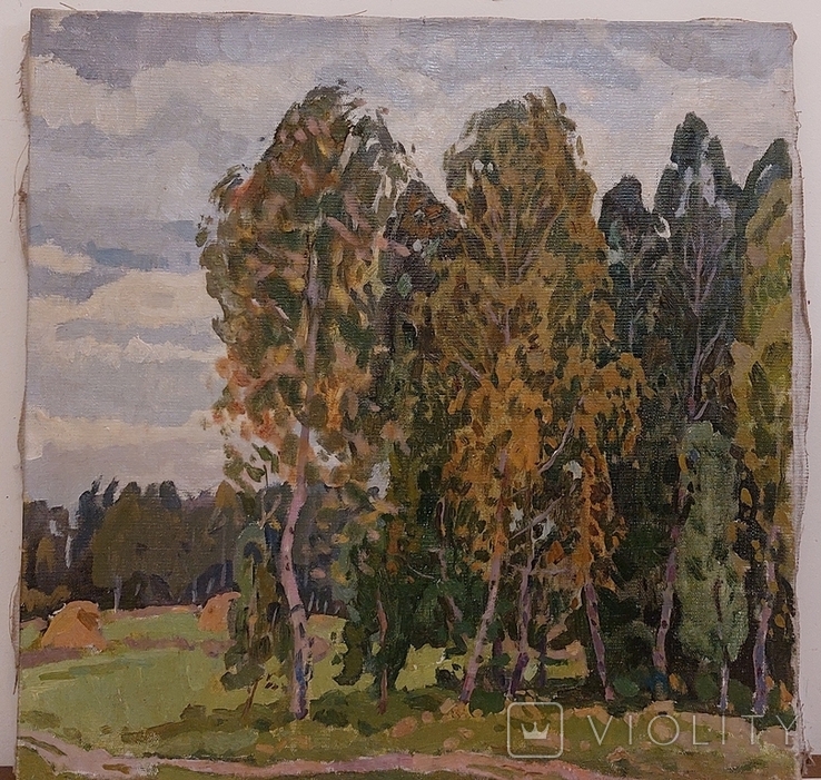 *Сентябрь*б/р, х/м, 58*57,худ.Костенко А.А.,1965г