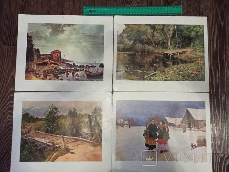 Картины Государственной Третьяковской галереи, тираж 50 000, 1974 -12шт., фото №5
