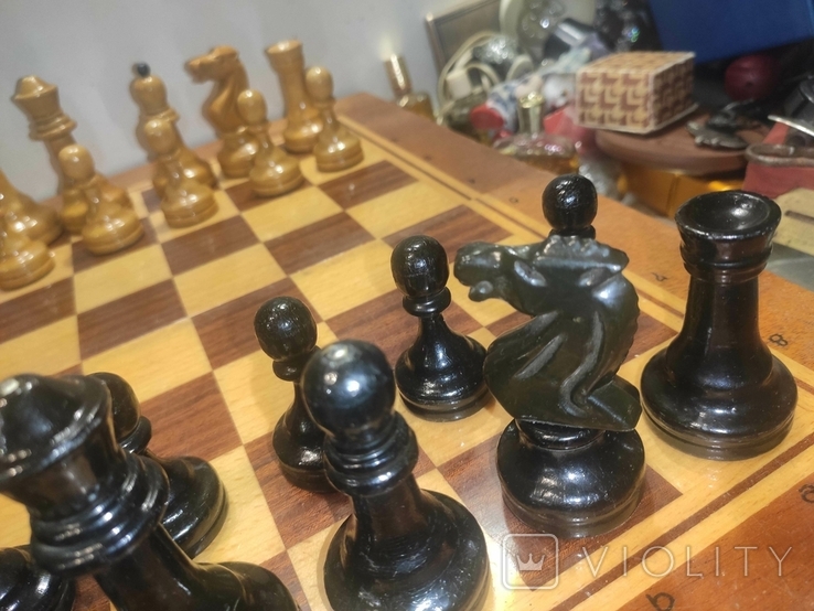 Шахматы деревянные большие, фото №4
