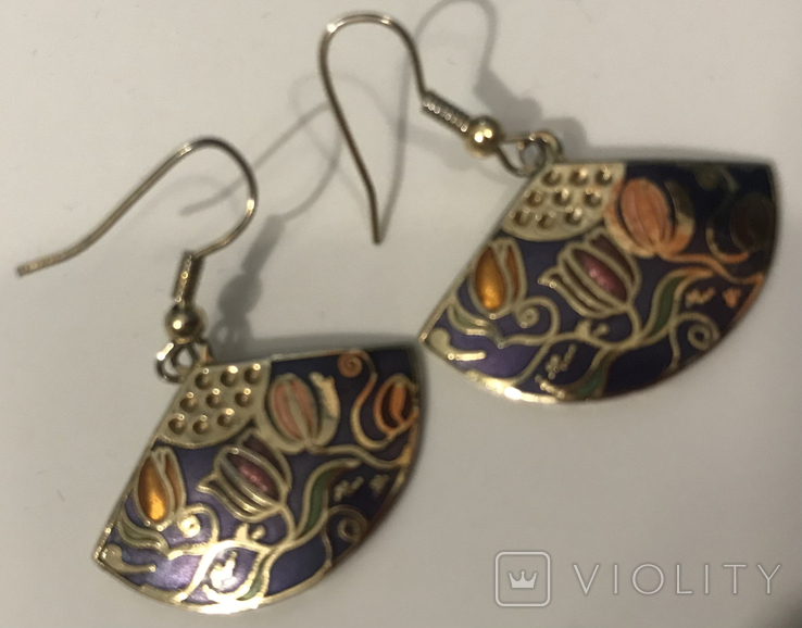 Cloison earrings, photo number 7