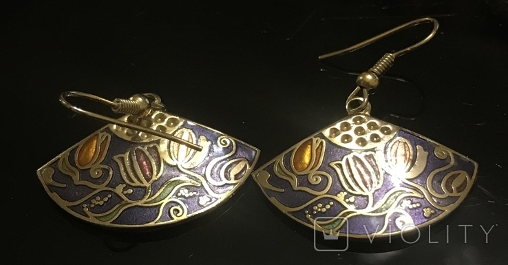 Cloison earrings, photo number 11