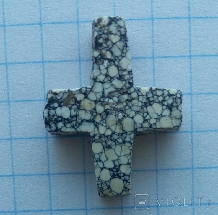 Камяний хрестик КР, фото №4