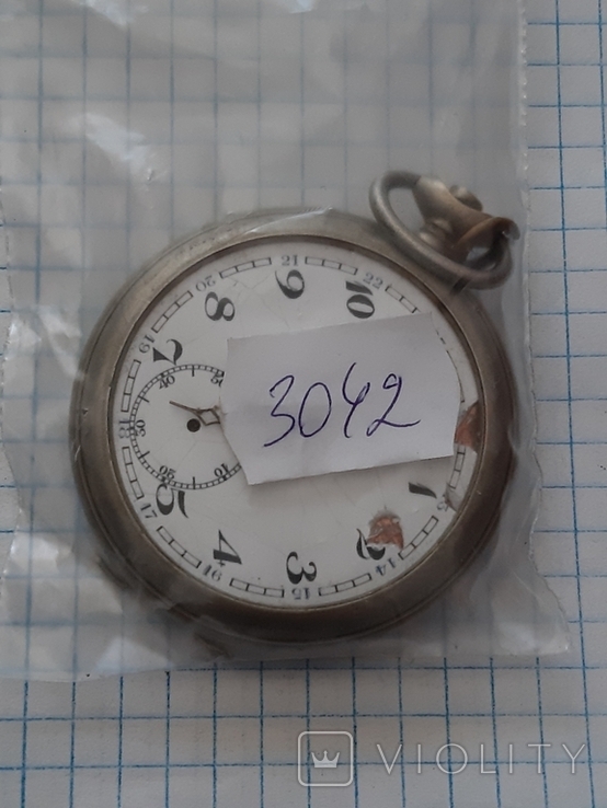 Старинные карманные часы на восстановление, фото №3