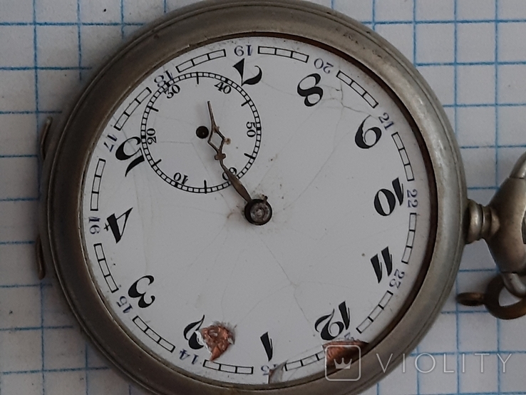 Старинные карманные часы на восстановление, фото №4