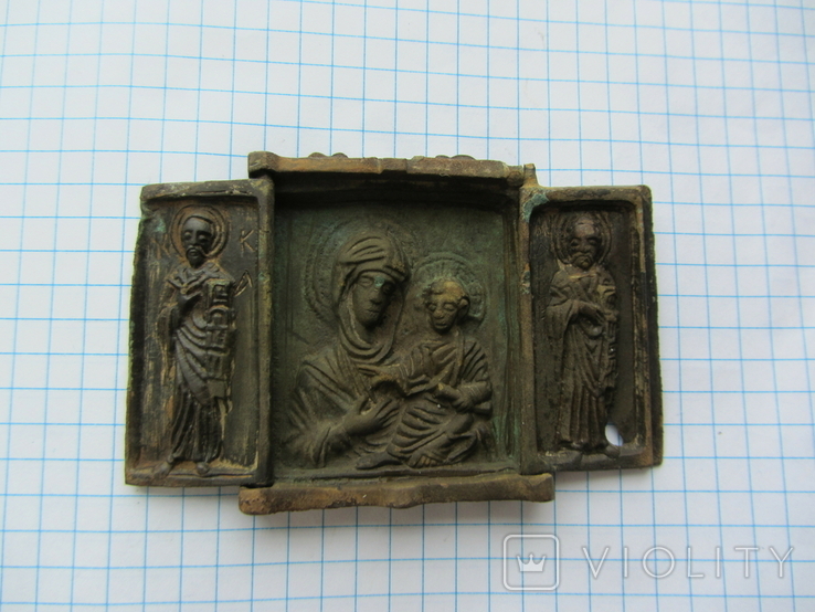 Складень Богородица Одигитрия 12 век, фото №2