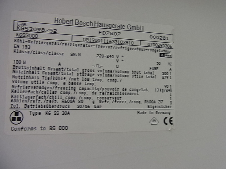Холодильник BOSCH Grand Prix 175*60 см 2 компресора з Німеччини, photo number 12