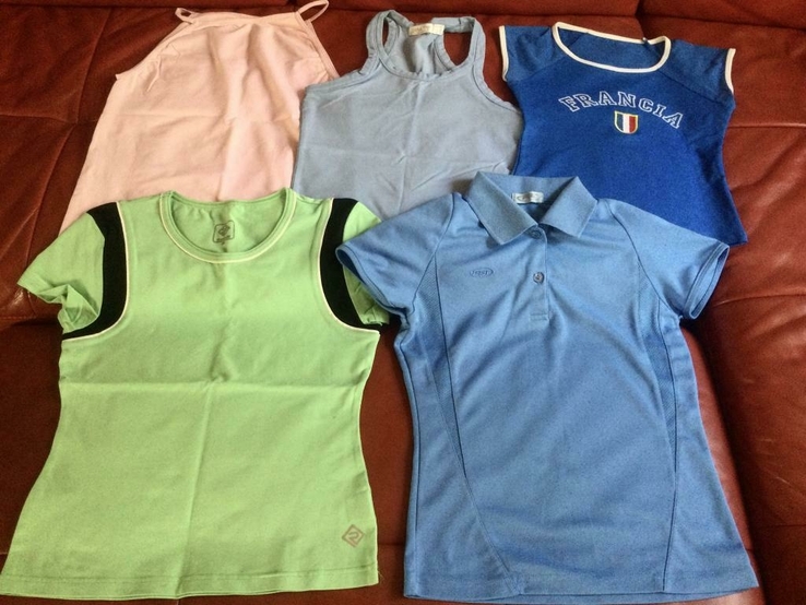 Набор спортивных футболок Zara, FBI, Ronhill, р. S, photo number 2