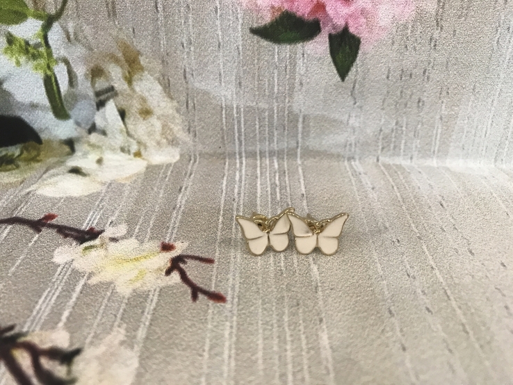 Серьги бабочки, фото №2