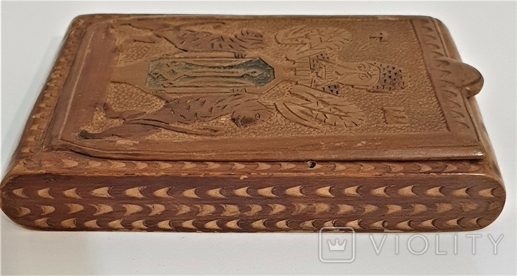 Деревянная коробочка до 1939 года, фото №6
