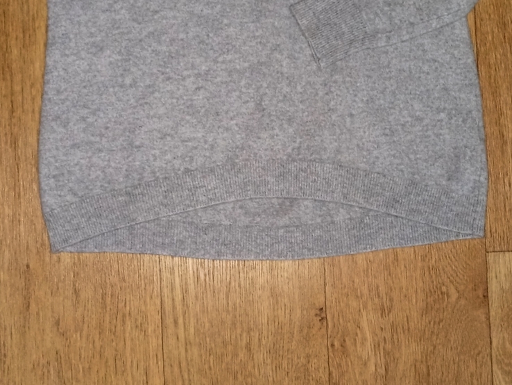 Next Кашемировый 100 % Теплый женский свитер серый 12, фото №8