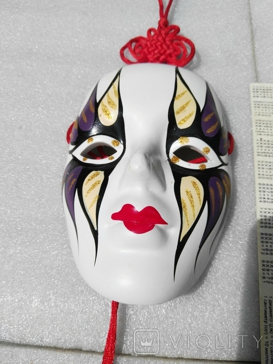 Настенные маски, Фэн Шуй красный китайский узел., фото №3