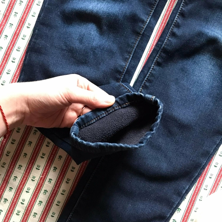 Джинсы штаны утепленные с начесом размер 170 (можно на подростка), фото №7