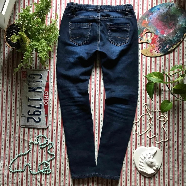 Джинсы штаны утепленные с начесом размер 170 (можно на подростка), фото №9
