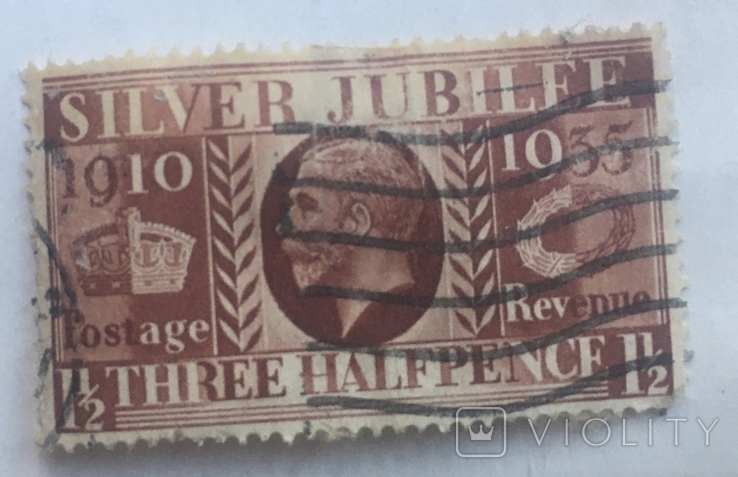 Великобритания 1935.Three half pence, фото №2