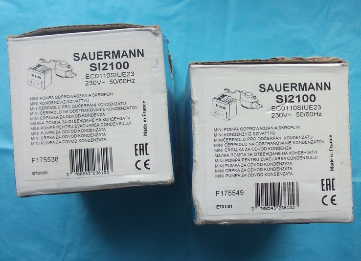 Sauermann SI 2100 дренажные насосы(2 шт.), photo number 5