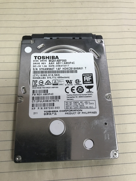 Жорсткий диск HDD 500 Gb