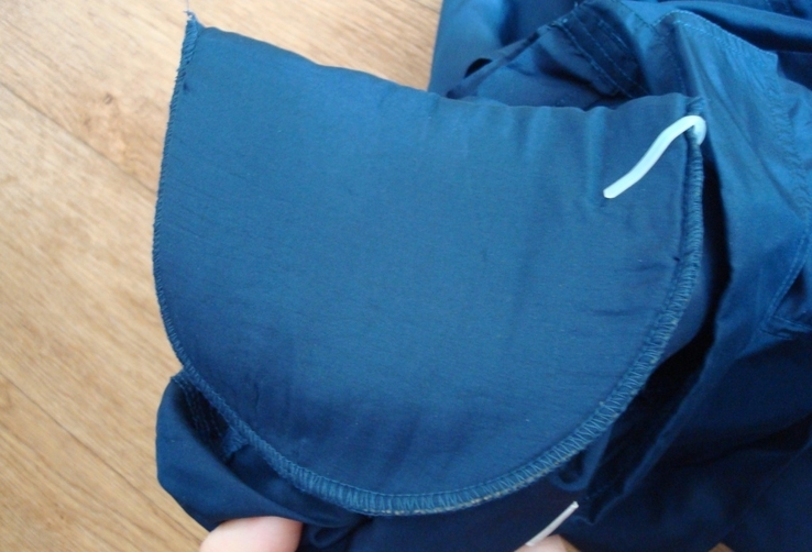 Debbie Morgan 100% pure silk Шелковая шикарная рубашка женская дл рукав синяя, фото №7
