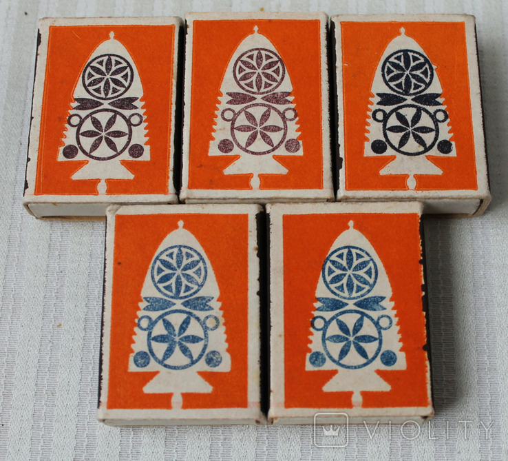 Сірники (5 коробок Viljandi Metsakombinaat, 1980-ті), фото №2